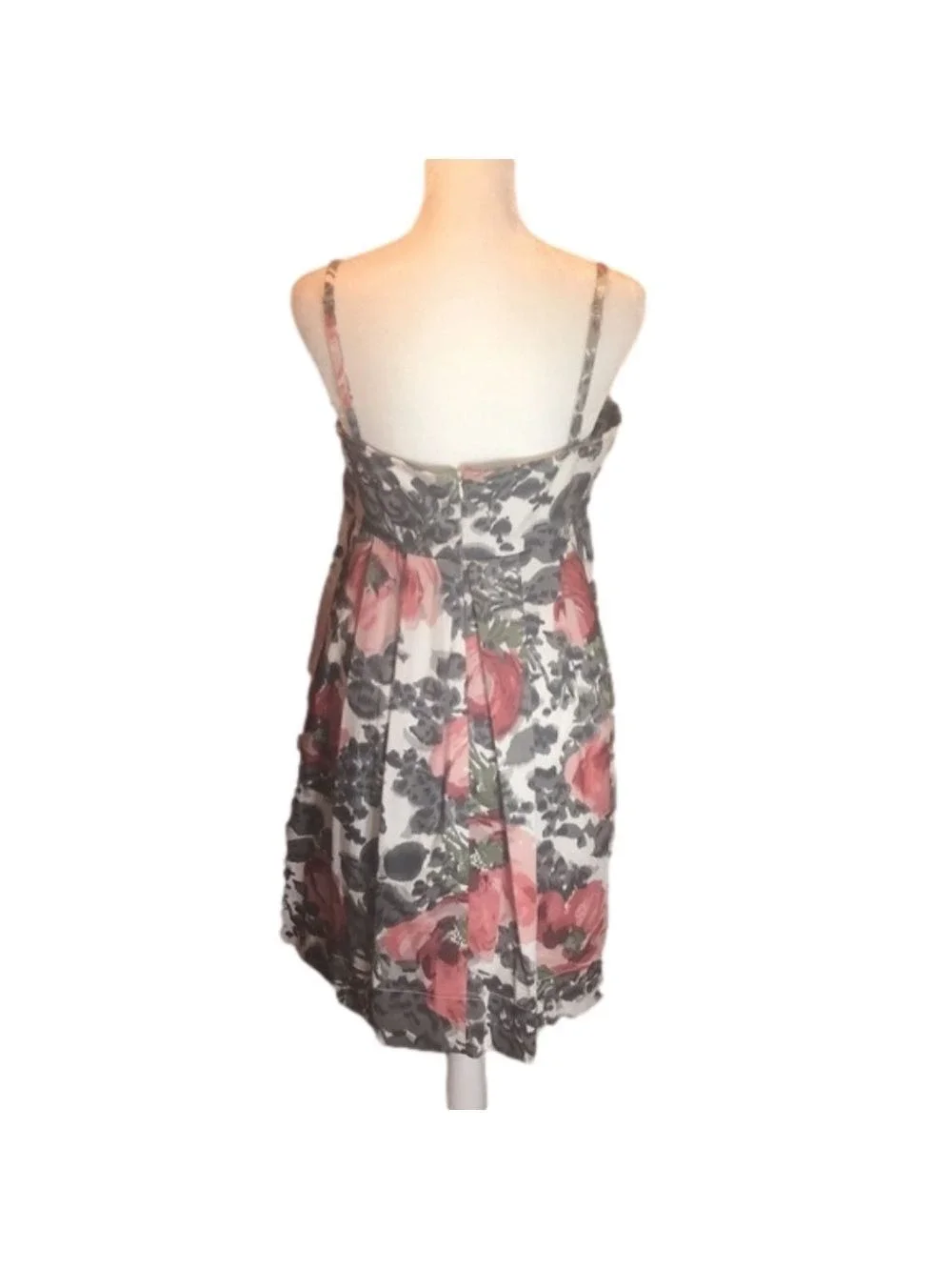 MAGGY LONDON precious pink/Gray/Cream sundress size 6